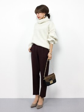 erikoさん（レディース・152cm）の冬コーディネート