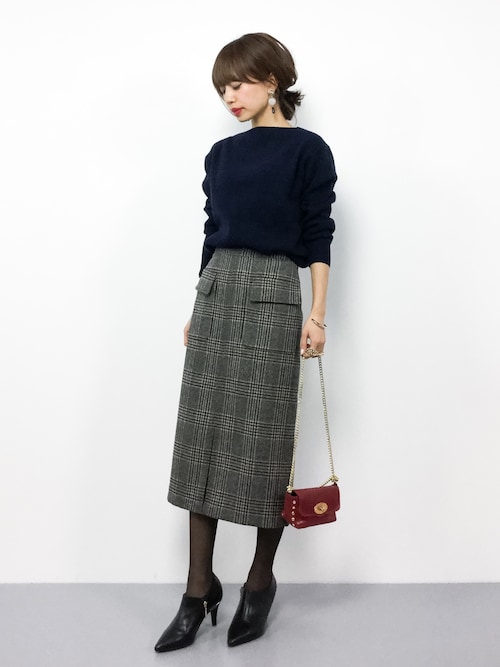 Eriko Zozotown Natural Beauty Basicのニット セーターを使ったコーディネート Wear