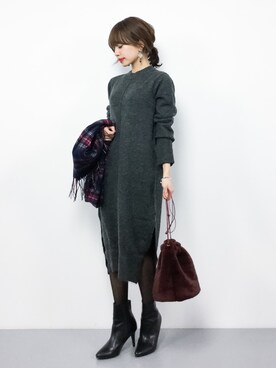 erikoさん(レディース・152cm)の冬コーディネート