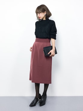 erikoさん（レディース・152cm）の冬コーディネート