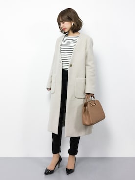 erikoさん（レディース・152cm）の冬コーディネート