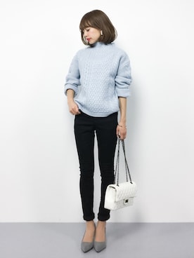 erikoさん（レディース・152cm）の冬コーディネート