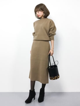 erikoさん（レディース・152cm）の冬コーディネート