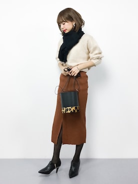 erikoさん（レディース・152cm）の冬コーディネート