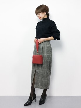 erikoさん（レディース・152cm）の冬コーディネート