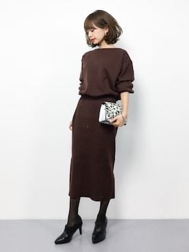 erikoさん（レディース・152cm）の冬コーディネート