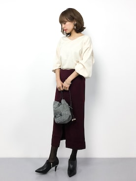 erikoさん（レディース・152cm）の冬コーディネート