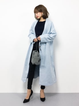 erikoさん（レディース・152cm）の冬コーディネート