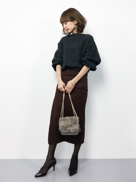 erikoさん（レディース・152cm）の冬コーディネート