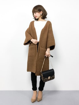 erikoさん（レディース・152cm）の冬コーディネート