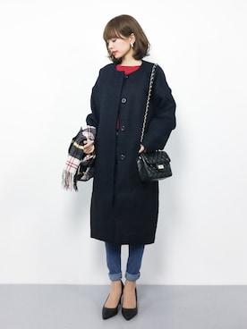 erikoさん（レディース・152cm）の冬コーディネート