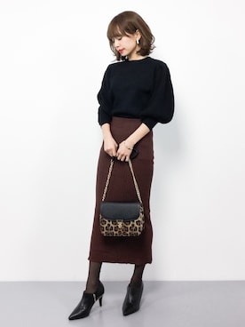 erikoさん（レディース・152cm）の冬コーディネート