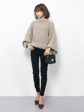 erikoさん（レディース・152cm）の冬コーディネート