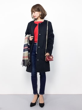 erikoさん（レディース・152cm）の冬コーディネート