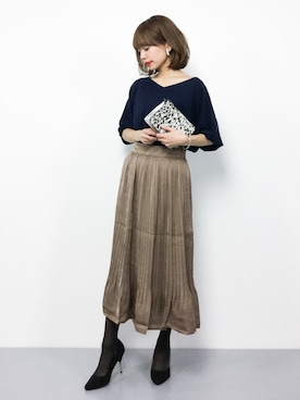 erikoさん（レディース・152cm）の冬コーディネート