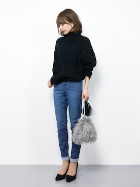 erikoさん（レディース・152cm）の冬コーディネート