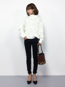 erikoさん（レディース・152cm）の冬コーディネート