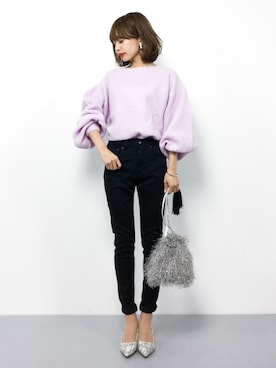 erikoさん（レディース・152cm）の冬コーディネート