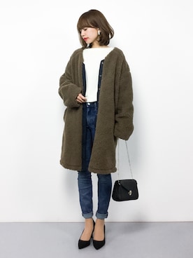 erikoさん（レディース・152cm）の冬コーディネート