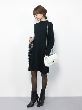 erikoさん（レディース・152cm）の冬コーディネート