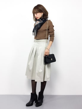 erikoさん（レディース・152cm）の冬コーディネート