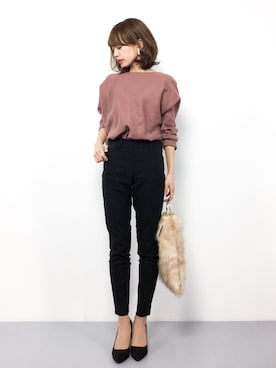 erikoさん（レディース・152cm）の冬コーディネート