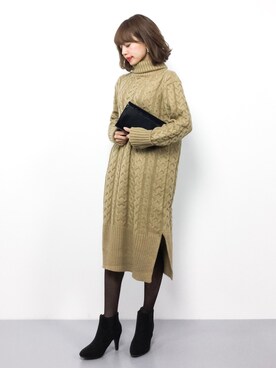 erikoさん（レディース・152cm）の冬コーディネート