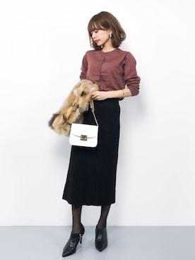 erikoさん（レディース・152cm）の冬コーディネート