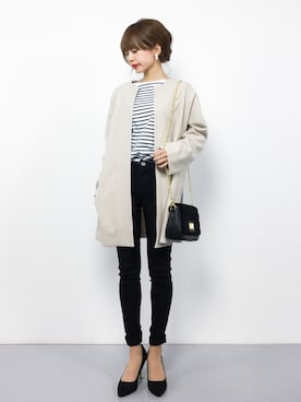 「BALLSEY（ボールジィ）のアイテム（ジャケット/アウター）」を使った、erikoさん（レディース・152cm）の冬コーディネート