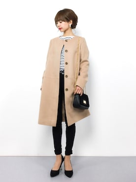 erikoさん（レディース・152cm）の冬コーディネート