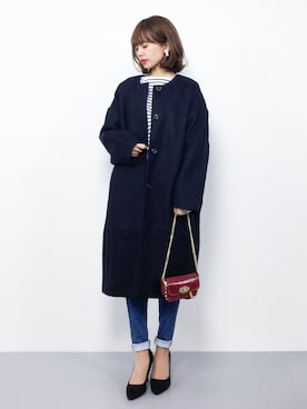 erikoさん（レディース・152cm）の冬コーディネート