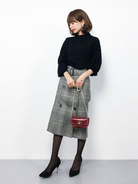 erikoさん（レディース・152cm）の冬コーディネート