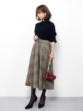 erikoさん（レディース・152cm）の冬コーディネート