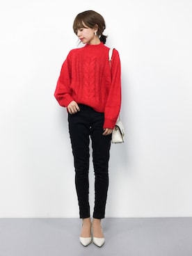 erikoさん（レディース・152cm）の冬コーディネート