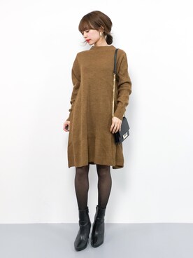 erikoさん（レディース・152cm）の冬コーディネート