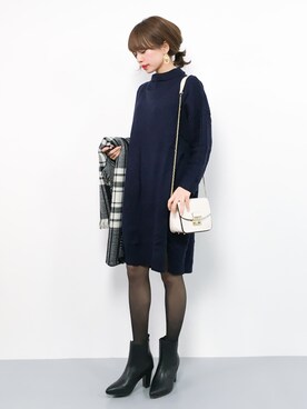 erikoさん（レディース・152cm）の冬コーディネート