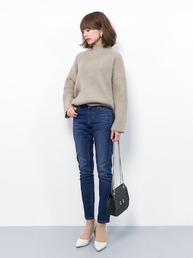 erikoさん（レディース・152cm）の冬コーディネート