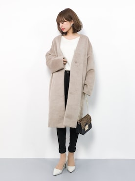 erikoさん（レディース・152cm）の冬コーディネート