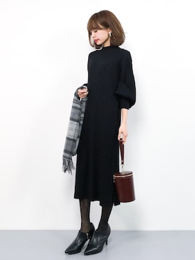 erikoさん（レディース・152cm）の冬コーディネート