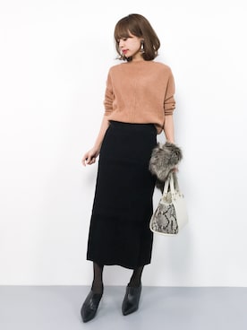 erikoさん（レディース・152cm）の冬コーディネート