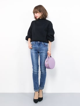 erikoさん（レディース・152cm）の冬コーディネート