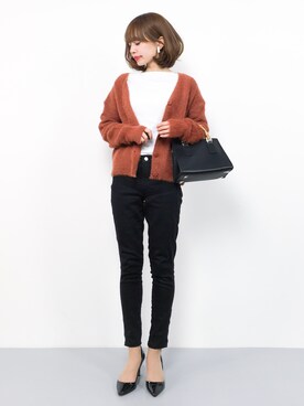 erikoさん（レディース・152cm）の冬コーディネート