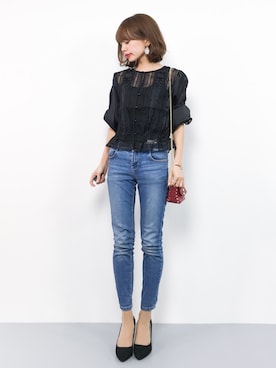 erikoさん（レディース・152cm）の冬コーディネート