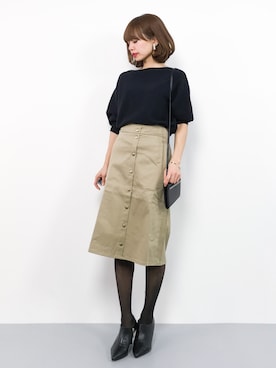 erikoさん（レディース・152cm）の冬コーディネート