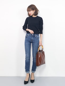 erikoさん（レディース・152cm）の冬コーディネート