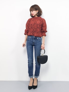 erikoさん（レディース・152cm）の冬コーディネート