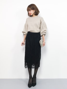 erikoさん（レディース・152cm）の冬コーディネート