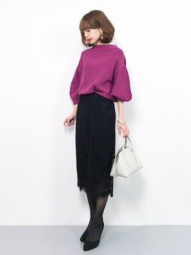 erikoさん（レディース・152cm）の冬コーディネート