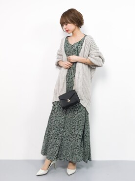 「Factor=（ファクターイコール）のアイテム（ワンピース/ドレス）」を使った、erikoさん（レディース・152cm）の冬コーディネート
