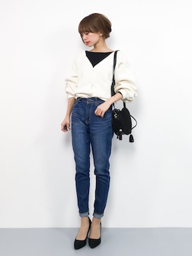 erikoさん（レディース・152cm）の冬コーディネート